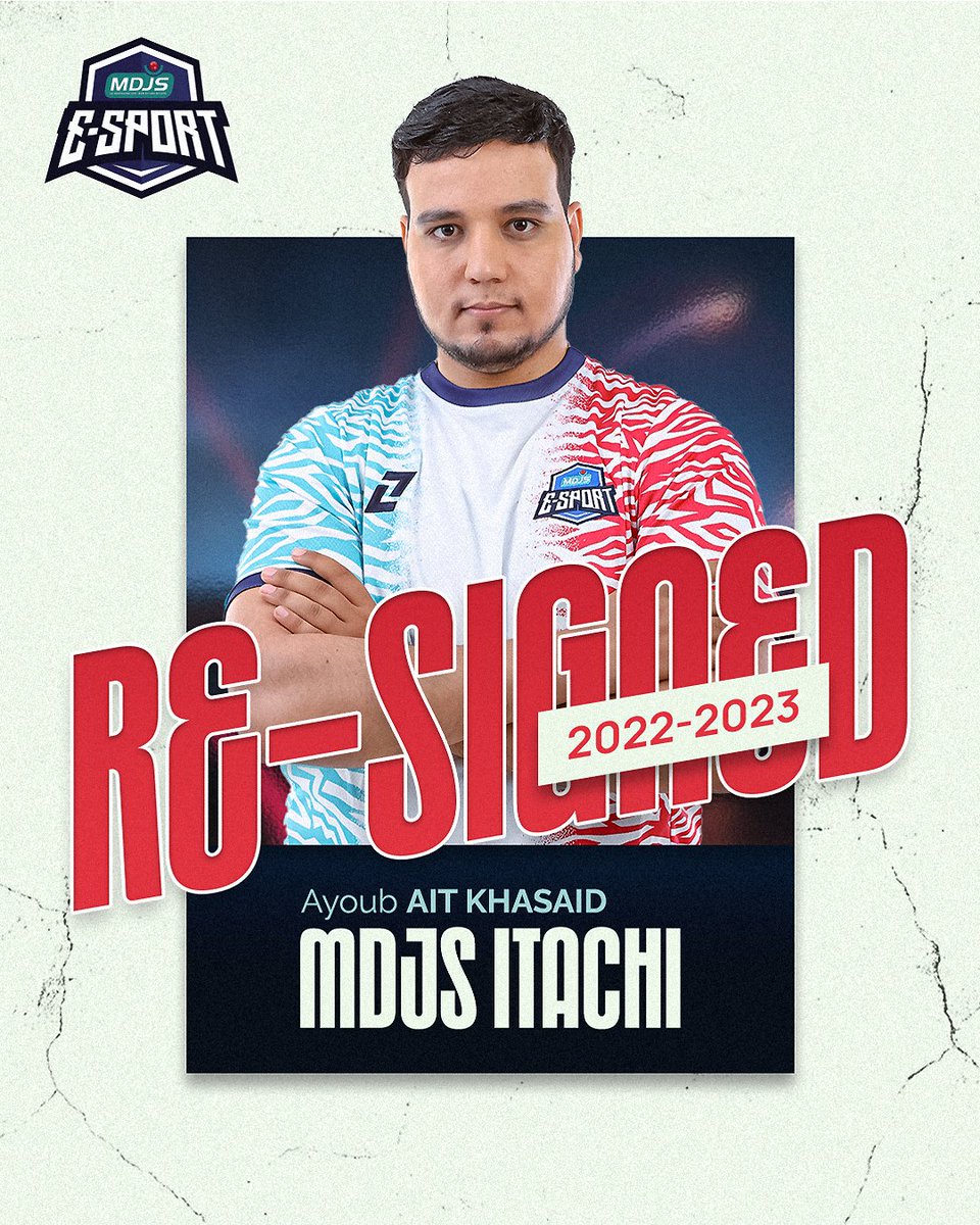 MDJS E-SPORT (@mdjs_esport) on Twitter photo π¨π₯Itachi is still present! <a href="/AYOUBITACHI7/">AYOUBITACHI</a> is @mdjs_esport's fourth signing of the year.π π¨π₯Itachi is still present! <a href="/AYOUBITACHI7/">AYOUBITACHI</a> is @mdjs_esport's fourth signing of the year.π