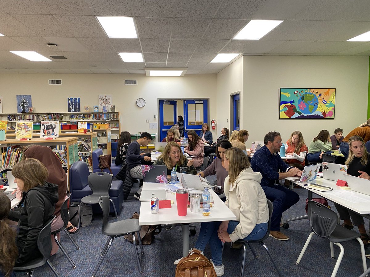For our PL Day today, we partnered with our friends from <a href="/EcoleEVElem/">École Elbow Valley Elementary</a> to look at and use student data to help inform instruction. #rvsed