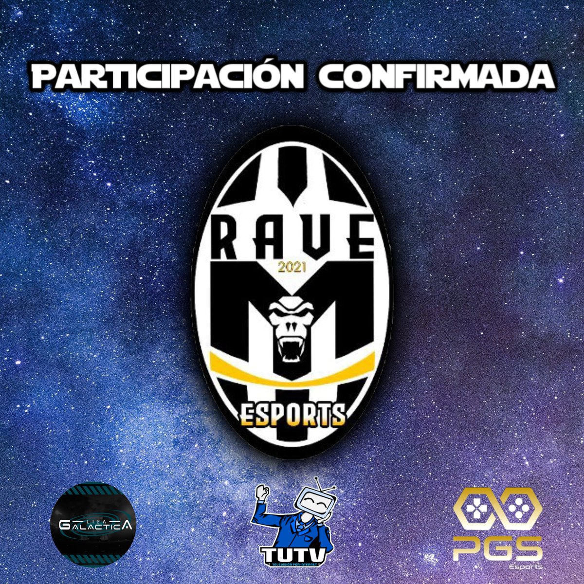 🇪🇸 VSL SPAIN🇪🇦 (@vslspain) on Twitter photo 🚨 @ravemonkeyesp Sabe que es un equipo de galácticos y confirma su participación en Galáctica PGS con ganas de arañar los primeros puestos e ir de la mano de <a href="/_Official_PGS/">PGS Esports</a> a Europa.
Lucharán alguno de sus jugadores por los premios individuales de <a href="/TutvShop/">📺TuTvPerfecta📺</a> ?🌟🤘 🚨 @ravemonkeyesp Sabe que es un equipo de galácticos y confirma su participación en Galáctica PGS con ganas de arañar los primeros puestos e ir de la mano de <a href="/_Official_PGS/">PGS Esports</a> a Europa.
Lucharán alguno de sus jugadores por los premios individuales de <a href="/TutvShop/">📺TuTvPerfecta📺</a> ?🌟🤘