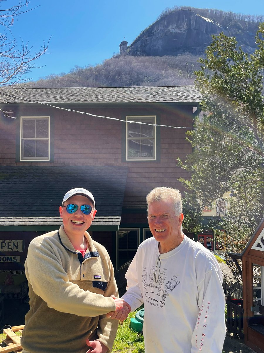 MitchellsMayors's tweet photo. #ChimneyRock, NC is very unique! One of the few towns named after a local staple: Chimney Rock. Mayor Peter O’Leary is the owner of Bubba O’Leary’s general store; the best in town! He loves the fresh mountain air, the new people ALWAYS visiting, and making a positive difference. https://t.co/a4G62awW48