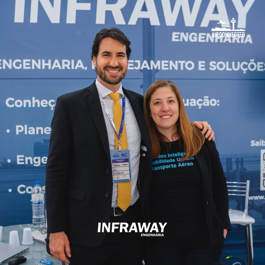 infrawayEng's tweet photo. Finalizando a semana com registros do segundo dia de AirConnected! ✈️

👉Confira as apresentações do Thiago acessando o seguinte link: https://t.co/H9iO4QPFdb

-⠀
#INFRAWAY #aviacao #infraestrutura #AirConnected https://t.co/81TLPfkpXE