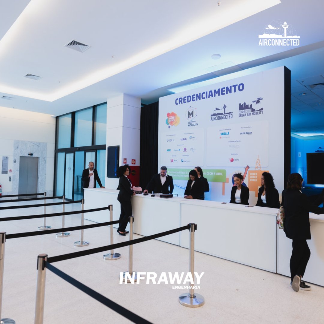 infrawayEng's tweet photo. Finalizando a semana com registros do segundo dia de AirConnected! ✈️

👉Confira as apresentações do Thiago acessando o seguinte link: https://t.co/H9iO4QPFdb

-⠀
#INFRAWAY #aviacao #infraestrutura #AirConnected https://t.co/81TLPfkpXE