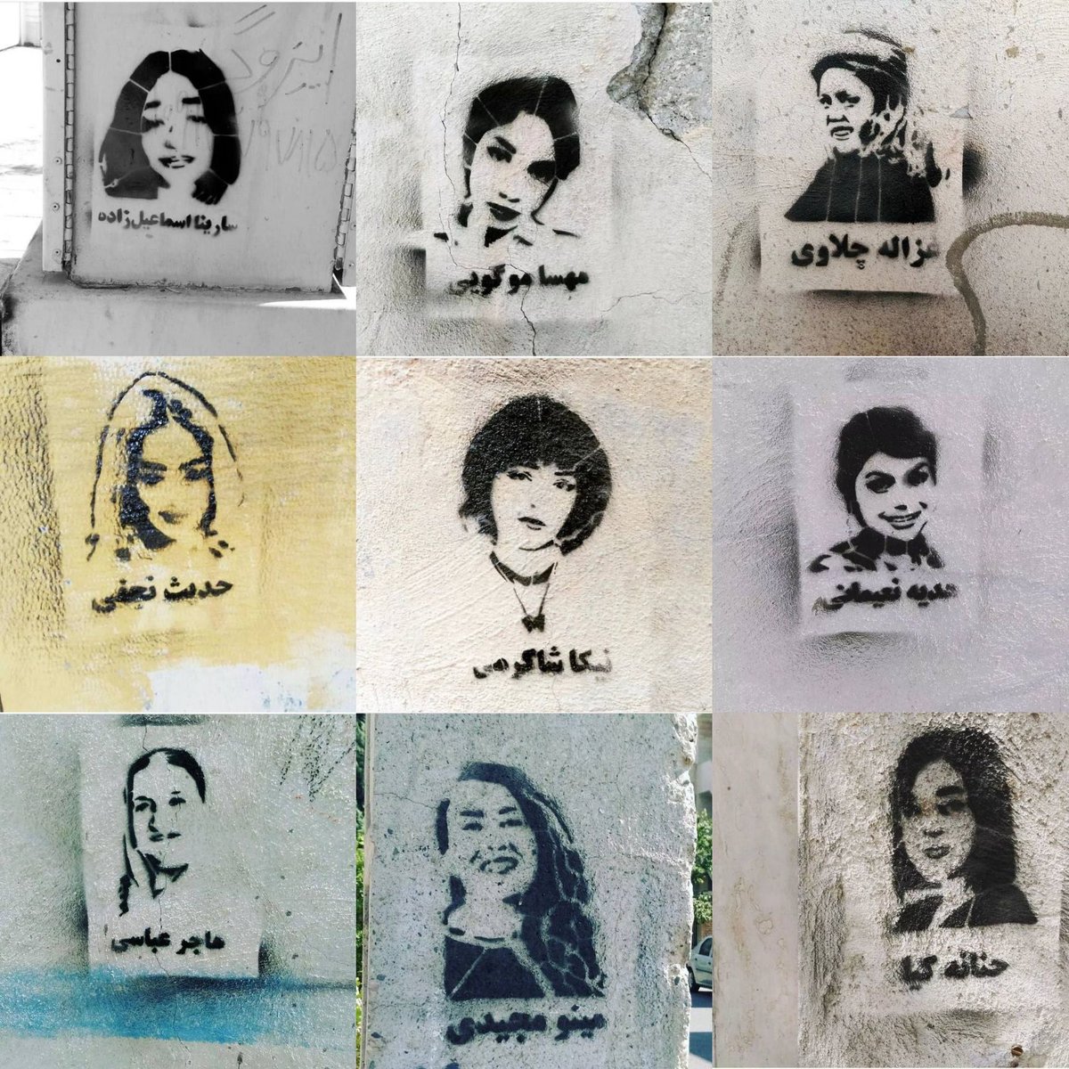 AlirezaEnferad's tweet photo. For Iranian women who fight for freedom
#نیکا_شاکرمی
#مهسا_امینی https://t.co/rBQJZ8ARY0