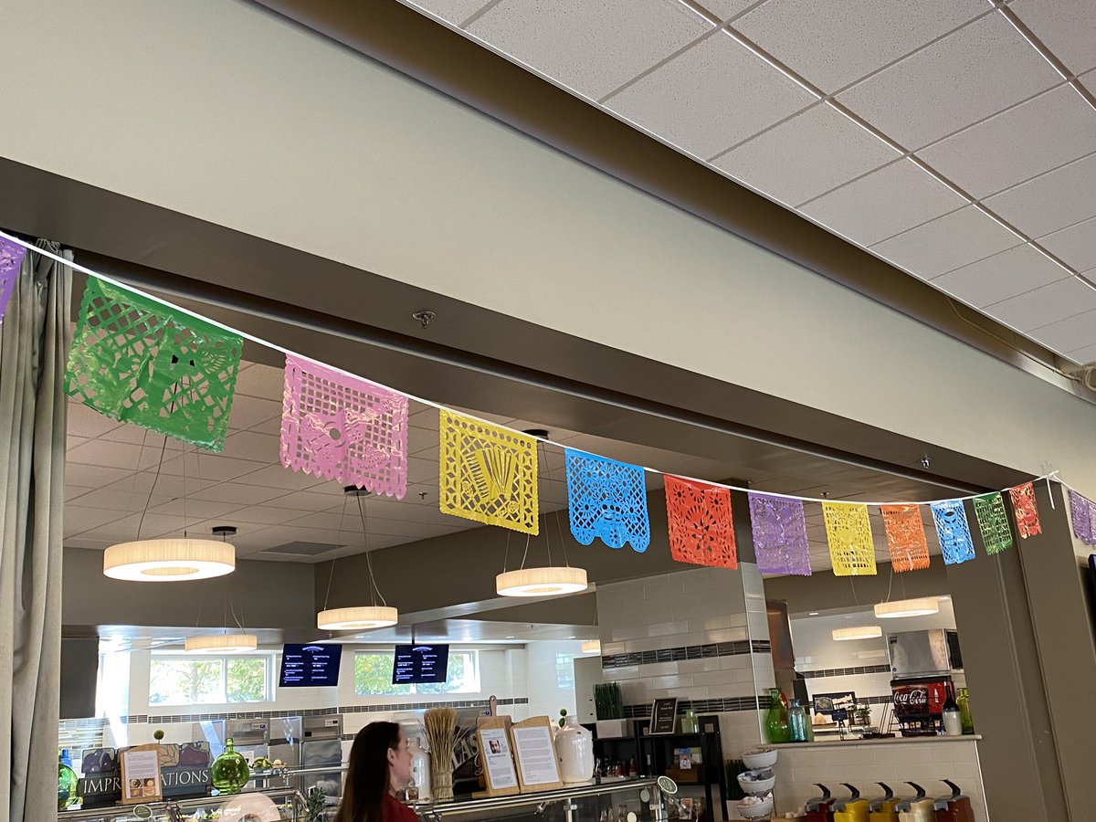 HIESbears's tweet photo. Thank you to our team @sagedining for a fun lunch for Hispanic Heritage Month with paella, chicken tinga, plantains, tortilla soup and churros! #HispanicHeritageMonth #hiesbears https://t.co/NCwCkivQkL