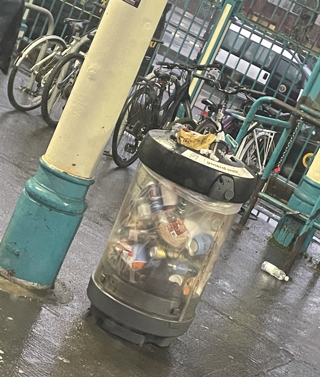 GBR Signage on Twitter "tfwrail Can a recycling bin be provided on P1 at Newport. This is the