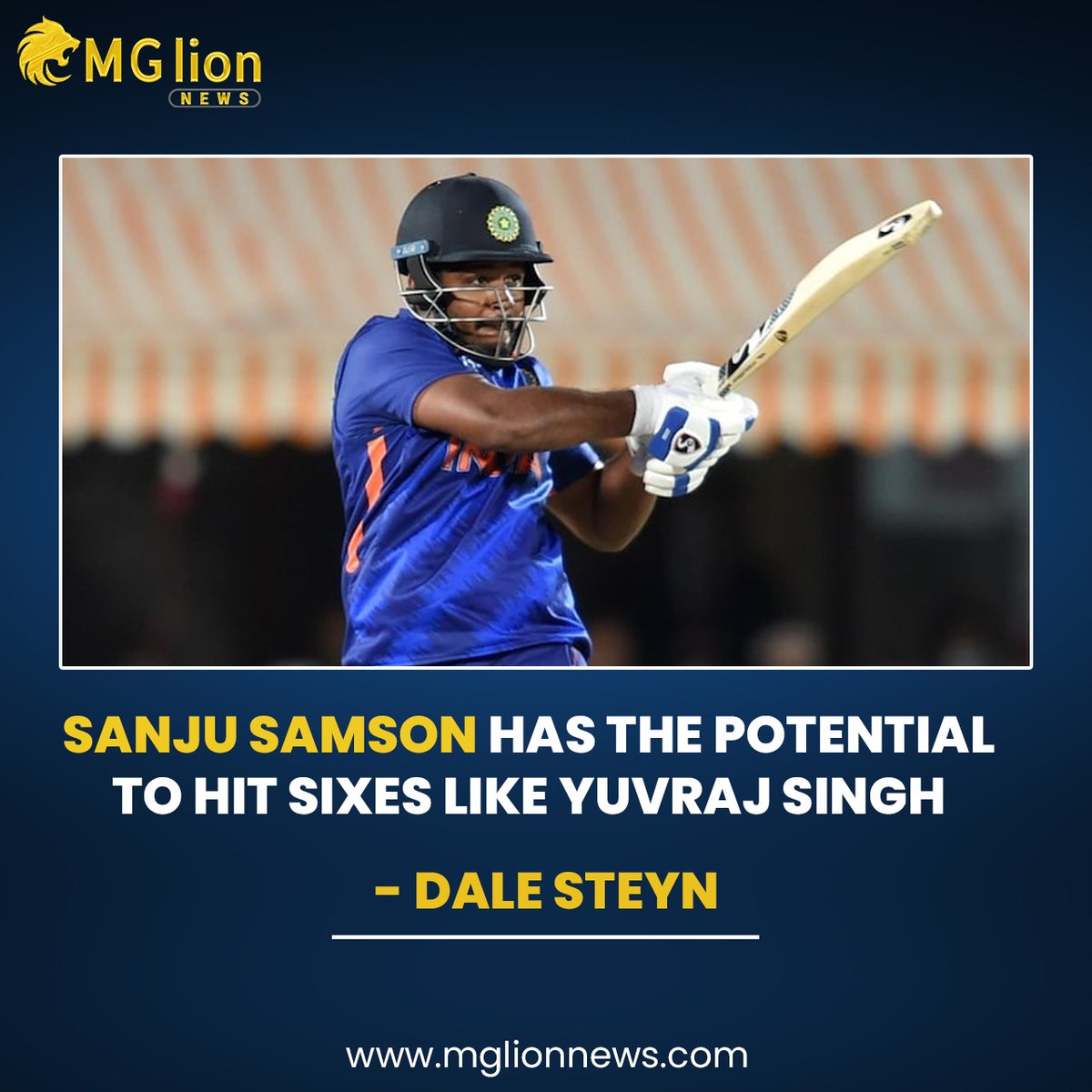 MglionNews's tweet photo. Steyn about Sanju Samson.

Check https://t.co/oqDx2cDceZ for Exclusive Score and Sports News Updates.

#sanjusamson #cricket #india #indianteamupdate #dalesteyn #CricketUpdates https://t.co/zvSHt9Mg0Q