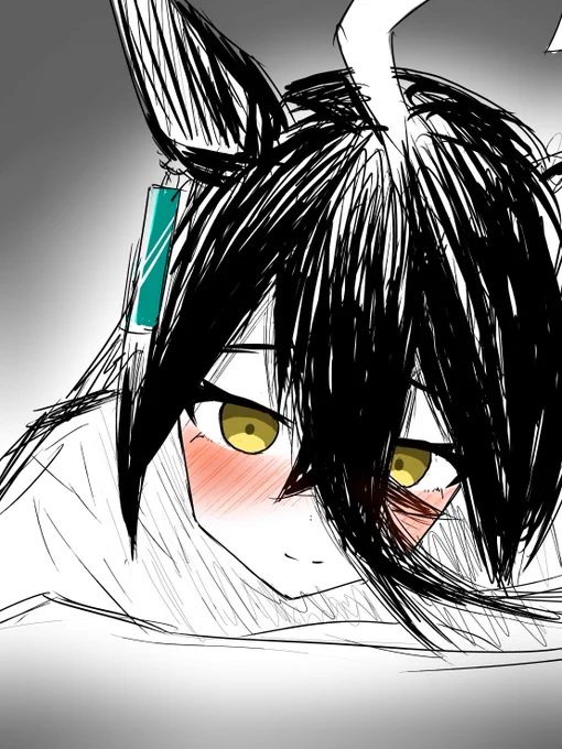 深夜のカフェらくがき 