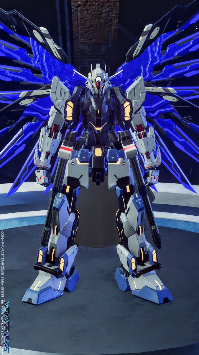 nemea_go's tweet photo. 合体再現でどこまで究極の再現が出来るのか？という試みから始まった
徹底的に作り込んだフリーダムです！

ぷそに再現の歴史に残るんではないか？と言ってもいいぐらいクオリティにこだわりました…
#PSO2NGS 
#メンテの日じゃないけどssを貼る 
#キャストはいいぞ 
＃ガンダムSEED https://t.co/4CmyhFVCRh