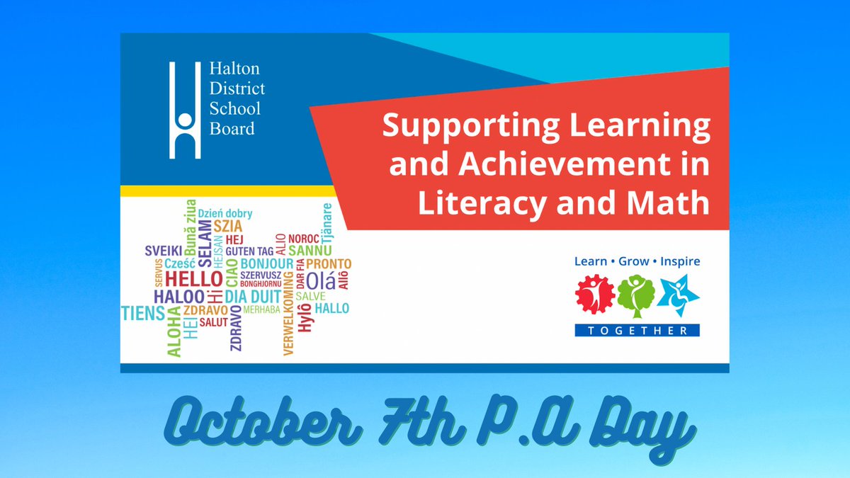 It was great to see so many familiar faces at the P.A. Day walkthrough sessions this week. We are looking forward to receiving feedback about the Math and Literacy modules from your team. A link to the feedback form can be found on slide 64. #HDSBElemSPD
