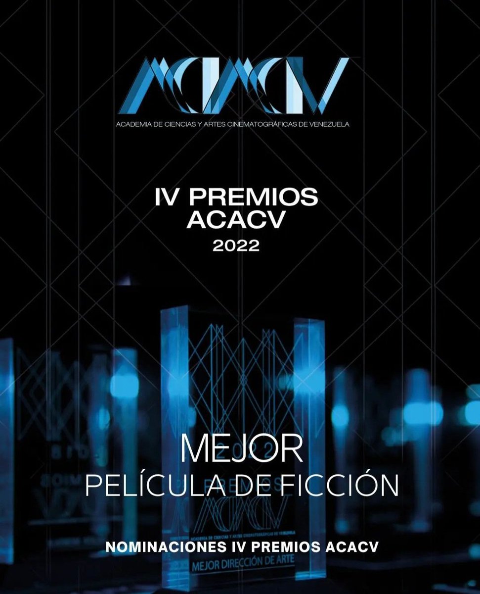 prensadecine's tweet photo. #CineVenezolano @Dir_OpuestaFilm @LaFortalezaFilm #Undestellointerior nominadas ##MejorPelículaFicción IV premios @acacvzla https://t.co/XuM1B6xqwy