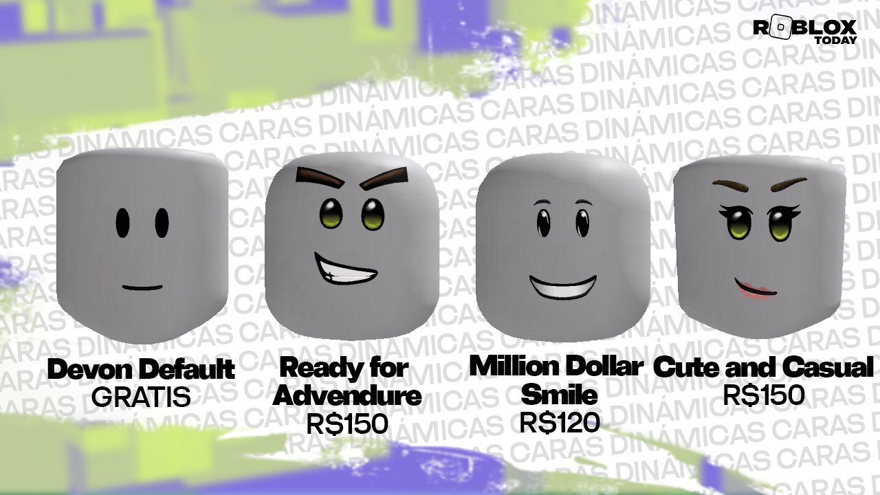 RobloxToday 🎅 on X: 🚨 AHORA: Roblox lanzó 4 nuevas caras