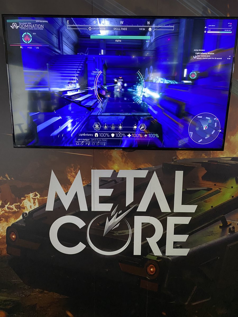 Excited to see so many people eager to play  our title #metalcore here at #twitchcon2022 ! Make sure and stop by the booth if you haven’t yet! #nft #blockchain #gaming