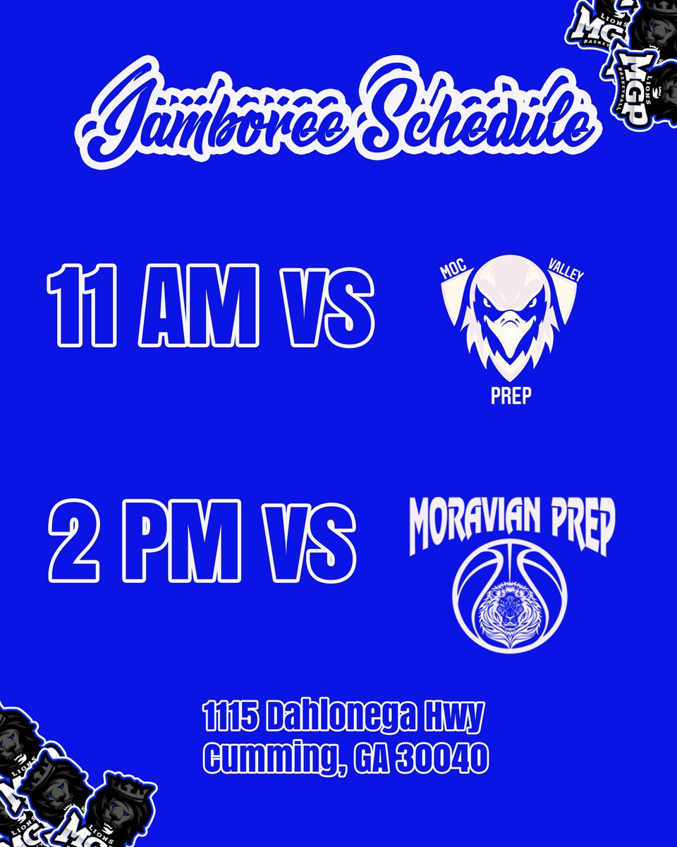 🚨COACHES🚨

Here’s our schedule for tomorrow!

Game 1 vs Moc Valley Court 4
Game 2 vs Moravian Prep Court 3

#BOTSJamboree