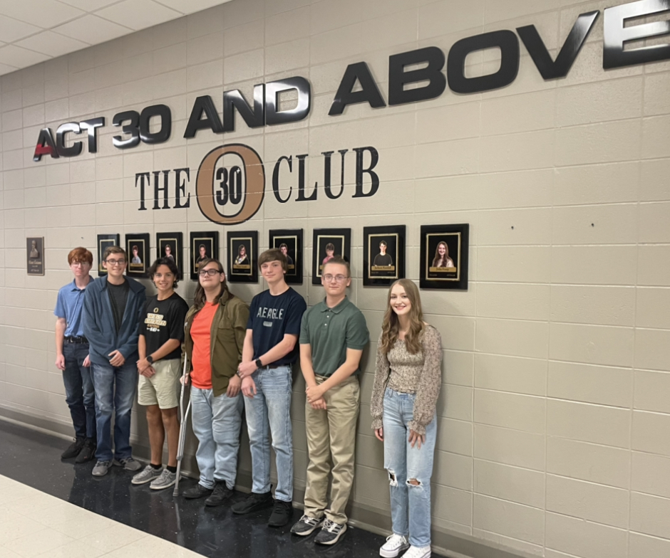 📣👏🎉Celebrating academic excellence! We had seven more students inducted into the ACT 30 and Above Club! Congratulations to Kye McEwen, Lance Nichols, Noah George, Shane Arnold, Conner Heaton, Aiden Kostecke, Julia Roop‼️#GoBigO #HereWeGrOw #ACTforImpACT
