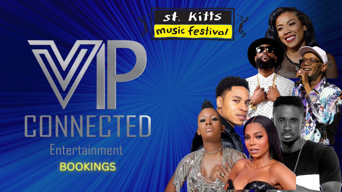 VIP_Connected's tweet photo. https://t.co/z6aQ9UhpbU #StkittsMusicFestival
#Ashanti #KeyshiaCole #BeresHammond #ChrisMartin #Rotimi https://t.co/kuAGrv6mQ2