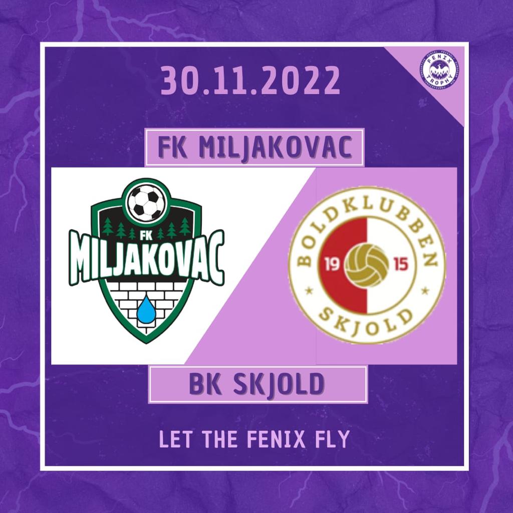 🔥 November evenings will be hot in Belgrade 🔥 ⚽️ Group C ⚽️ Tuesday 22nd November @fkmiljakovac Vs @BreraFC Kick off time TBC ⚽️⚽️⚽️⚽️⚽️ Wednesday 30th November @fkmiljakovac Vs @BKSkjold Kick off time TBC #MakingFriendsNotMillionaires