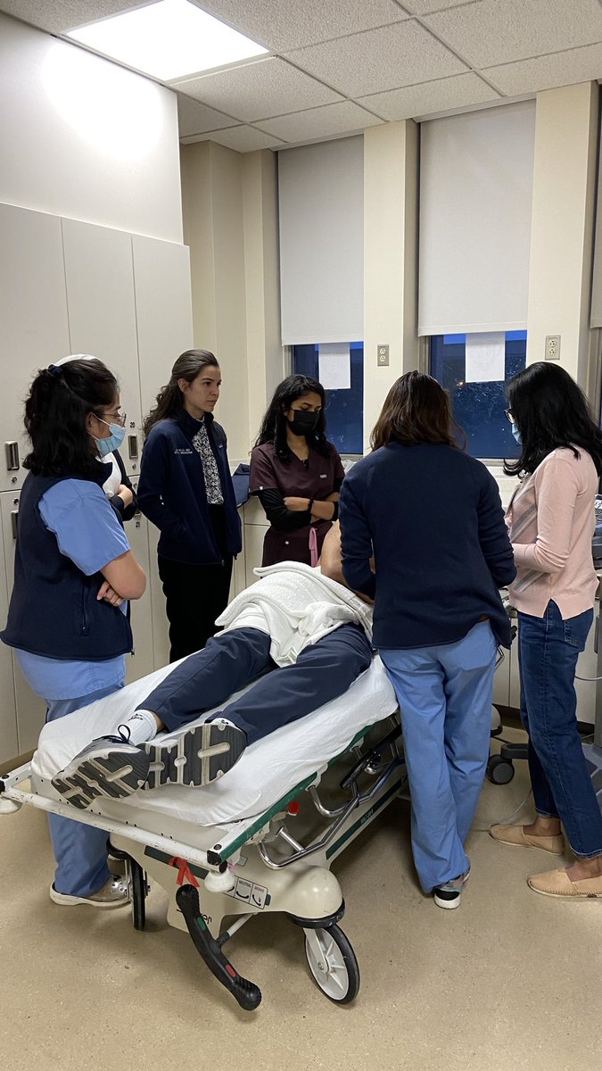 UConnIM's tweet photo. The Cardiology interest group together with the @HHCardsFellows and @uconnpulmcrit put on an US workshop for the residents. They taught how to do cardiac and lung ultrasound, intravascular volume assessment, and FAST exams. Thank you to our incredible fellows for teaching! #POCUS https://t.co/wkvEBTMktv