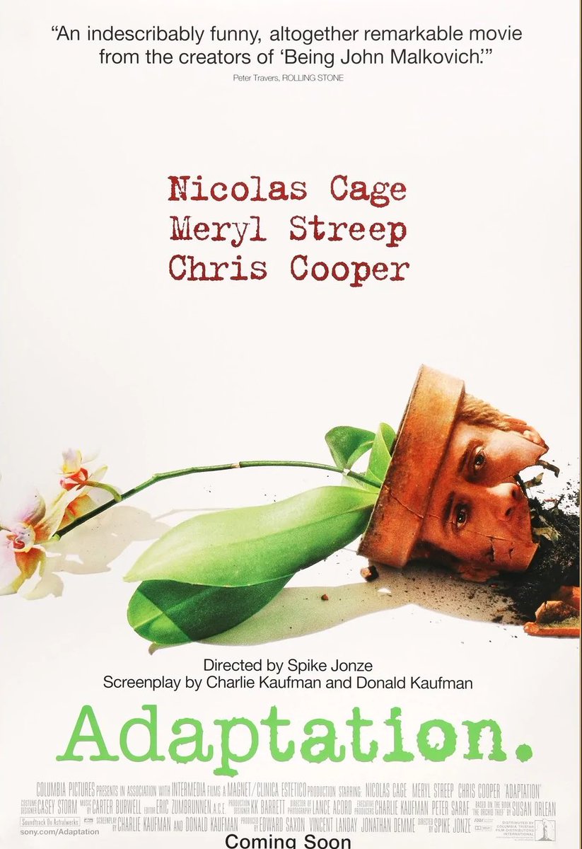 dawnofthediscs's tweet image. ***NEW TITLE ANNOUNCEMENT***
Coming soon to 4K UHD!

Adaptation (2002) 4K UHD 

yes.b2bwave.com/products/view/…

#FilmTwitter #4KUltraHD #Adaptation #SpikeJonze #CharlieKaufman #bluray #NicolasCage #MerylStreep 
#ChrisCooper #Movie #Movies #Cinema #PhysicalMedia4K Via Mifunefan