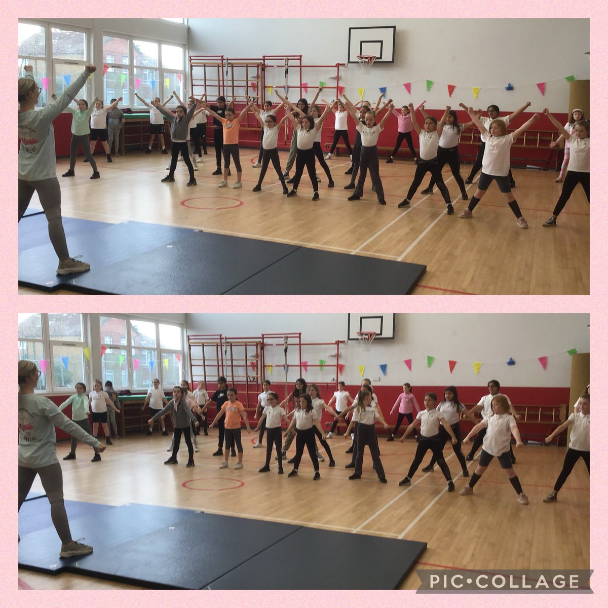 CardonaldPri's tweet photo. A big thank you to Michelle at Champion Dance and Cheer for teaching our P5-P7 girls some amazing dance moves, to celebrate Scottish Women and Girls in Sport day. They had a fantastic time 🥰 @ActiveScotGov @activeschoolsSJ #SheCanSheWill https://t.co/184g4Ztsiq