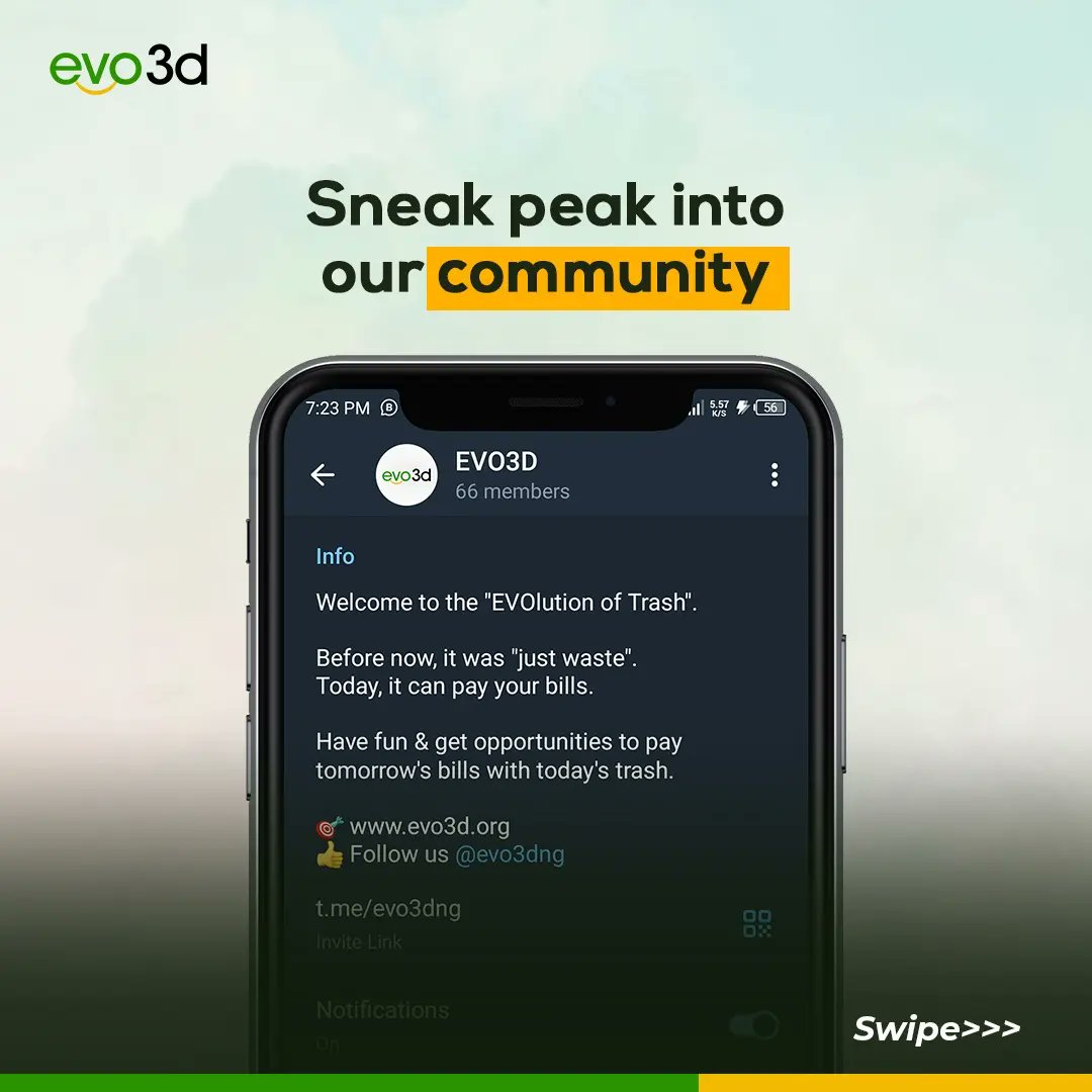 evo3dng's tweet photo. A sneak peak into our community.😉

Our environmental training and trivia game is still ongoing and don't forget, there is a prize for the winner. It's not too late to join the game, click  https://t.co/VsiERwQo87 to join the community now and participate in the game. https://t.co/BcFSkLErT8