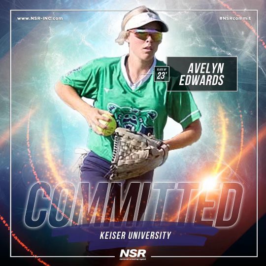 A big TRHS Congrats goes to our Senior Outfielder Avi Edwards as she has committed to Keiser University! Wishing you the best of luck in Florida.