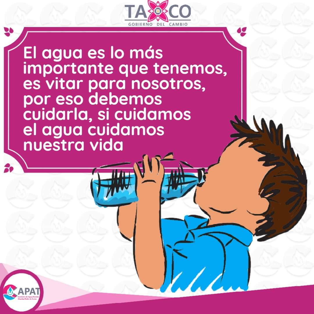 TrechoInforma's tweet photo. "Recordemos cuidar el agua y formar en los más pequeños una solida #CulturaDelAgua": CAPAT 2021-2024.
.
.
#Capat2124 #GobiernoDelCambio #Taxco #CadaGotaCuenta #CuidarElAguaEsTareaDeTodos #CAPAT https://t.co/VXs99cZNpu