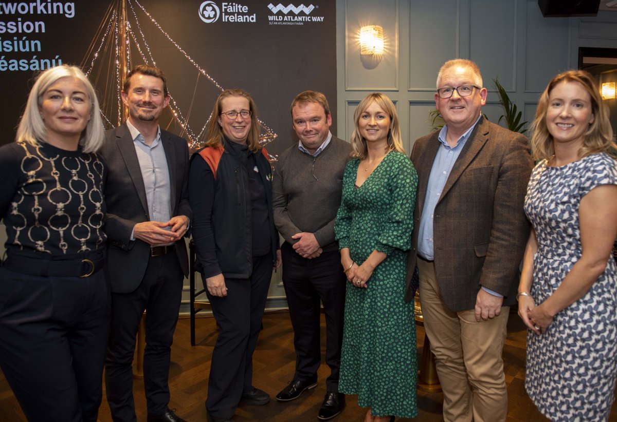 Failte_Ireland's tweet photo. “As the only city on the #WildAtlanticWay, Galway is in an excellent position to evolve &amp; deliver fresh, exciting, new tourism experiences in the future” - @miriamkennedyf1 speaking at @Failte_Ireland’s #Galway city #tourism briefing last night. https://t.co/OSepBQ9JRf https://t.co/vOIBVQfWdR