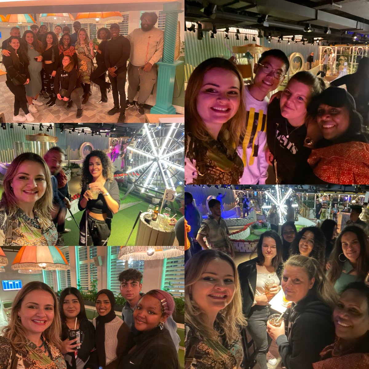 Night out with my team, great team bonding and great spending some time outside work getting to know one another 😊
#teambonding
 #nightout 
#london