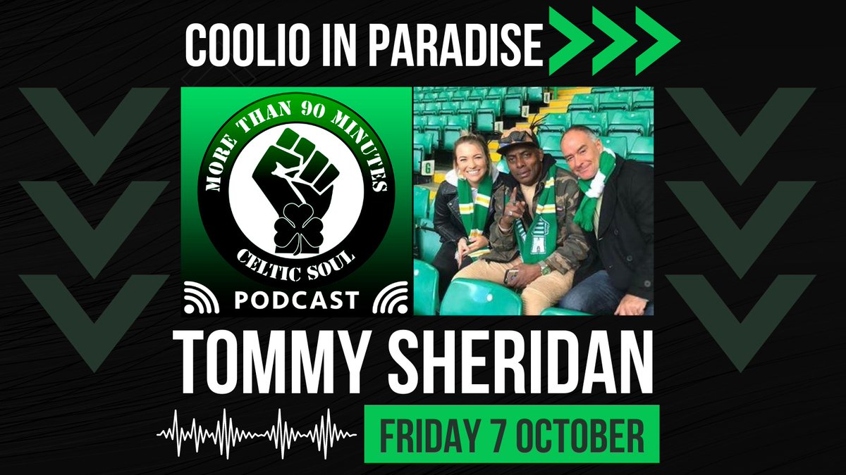 celtic_am's tweet photo. Coolio in Paradise 

The Celtic Soul Podcast Episode 127 

@citizentommy Scottish Political Activist 

Joins @celticfanzine  Editor, @AndrewMilne12 

#Coolio #ScottishIndependence #WorkersStrikes #Tories @WillieMaleyCSC #CelticFC 
#podcast 
#celticsoul

https://t.co/0JTj7FwYDZ https://t.co/3353oG3lG2