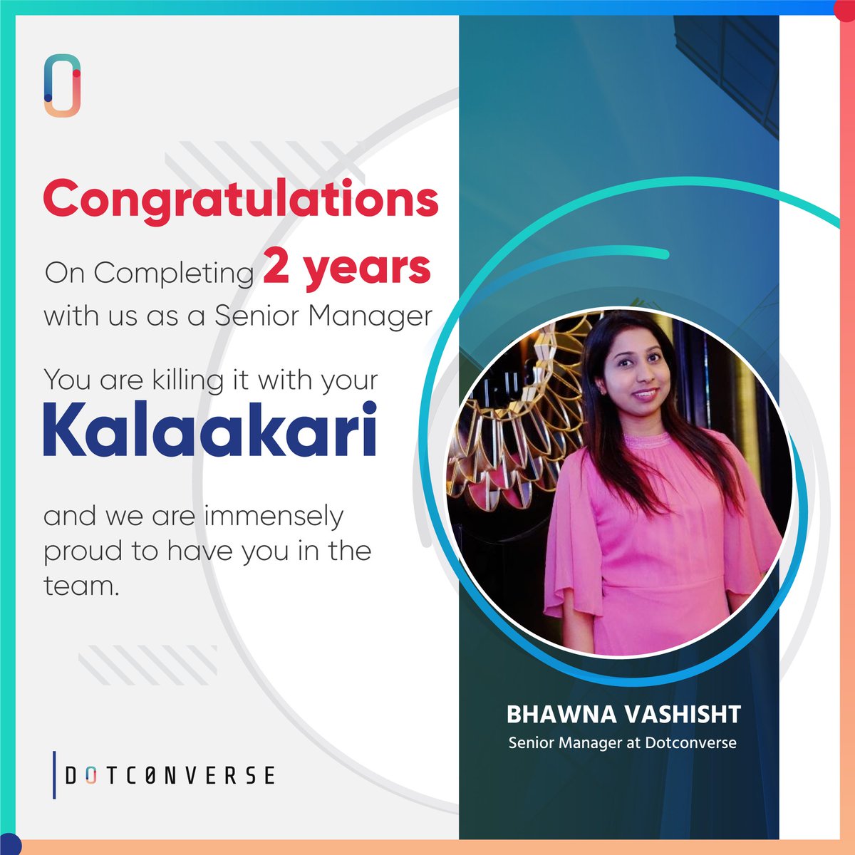 dotConverse's tweet photo. Congratulations on your second work anniversary with us! Your hard work is on display every day, and we genuinely appreciate you.
Your two years of service are a true testimony of your dedication to Dotconverse, and you are truly valued for your contributions. https://t.co/Gl3y4rcPUL