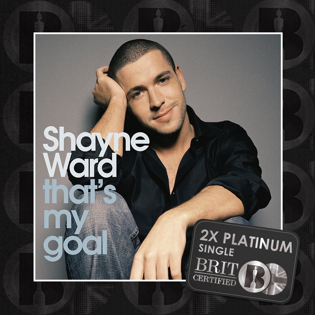 shayneTward's tweet photo. So excited to learn that the fans have made my debut single “That’s My Goal” #britcertified double platinum in the #uk. Thank you so much for being on this journey with me. ❤️ #flashbackfriday #fbf #appreciation #fans #onwardsandupwards #brits https://t.co/B0aCfKZNQO