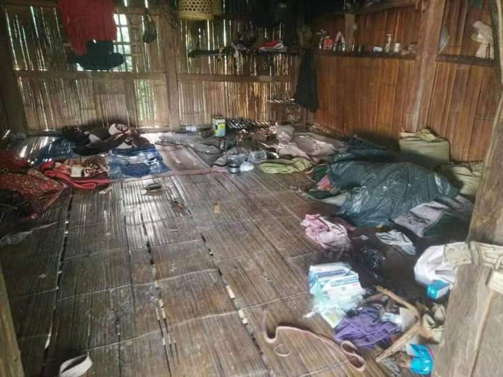 BryanOC55893120's tweet photo. In SinLiKaungYar vlg of northern Shan State's Namtu tsp, where junta troops raided after locals fled fighting in late Sep, 2 wells used by villagers for drinking purpose were found poisoned. In addition, junta troops vandalized civilians' property &amp; killed livestock
#2022Oct7Coup https://t.co/aHeqqzknv6