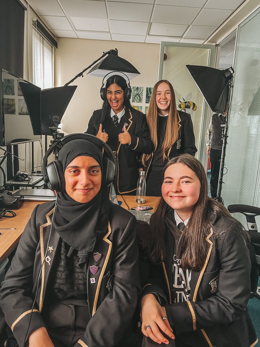 DunHSChemistry's tweet photo. A huge well done to Raegan, Mehvish, Zeenat and Saskia for hosting the space week careers even live on YouTube for @SSERCofficial they were so professional and an absolute credit to @DunfermlineHS #dhsproud #ARC #YSL #Stemfuture @YoungSTEMLeader #womeninSTEM https://t.co/oVCHaR3d4y