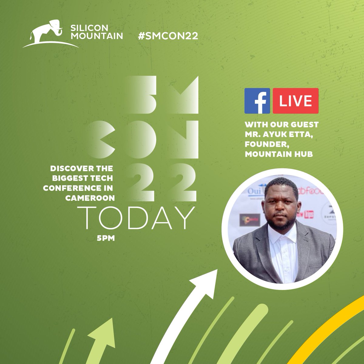 SMConBuea's tweet photo. It's happening TODAY!
You have the opportunity to discover the biggest tech conference in Cameroon. 5PM
#smcon2022 
#digitaleconomy
#innovation https://t.co/zKq9eiRjP4