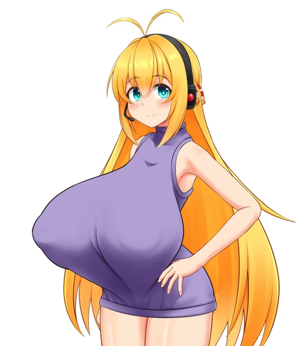 縦線が足りてない縦セタ作ってます。あと忘れてたヘッドセットはできました。やっぱり股下5cm以下にしたいよね(最初は0cmだったけど何故か自重した) 