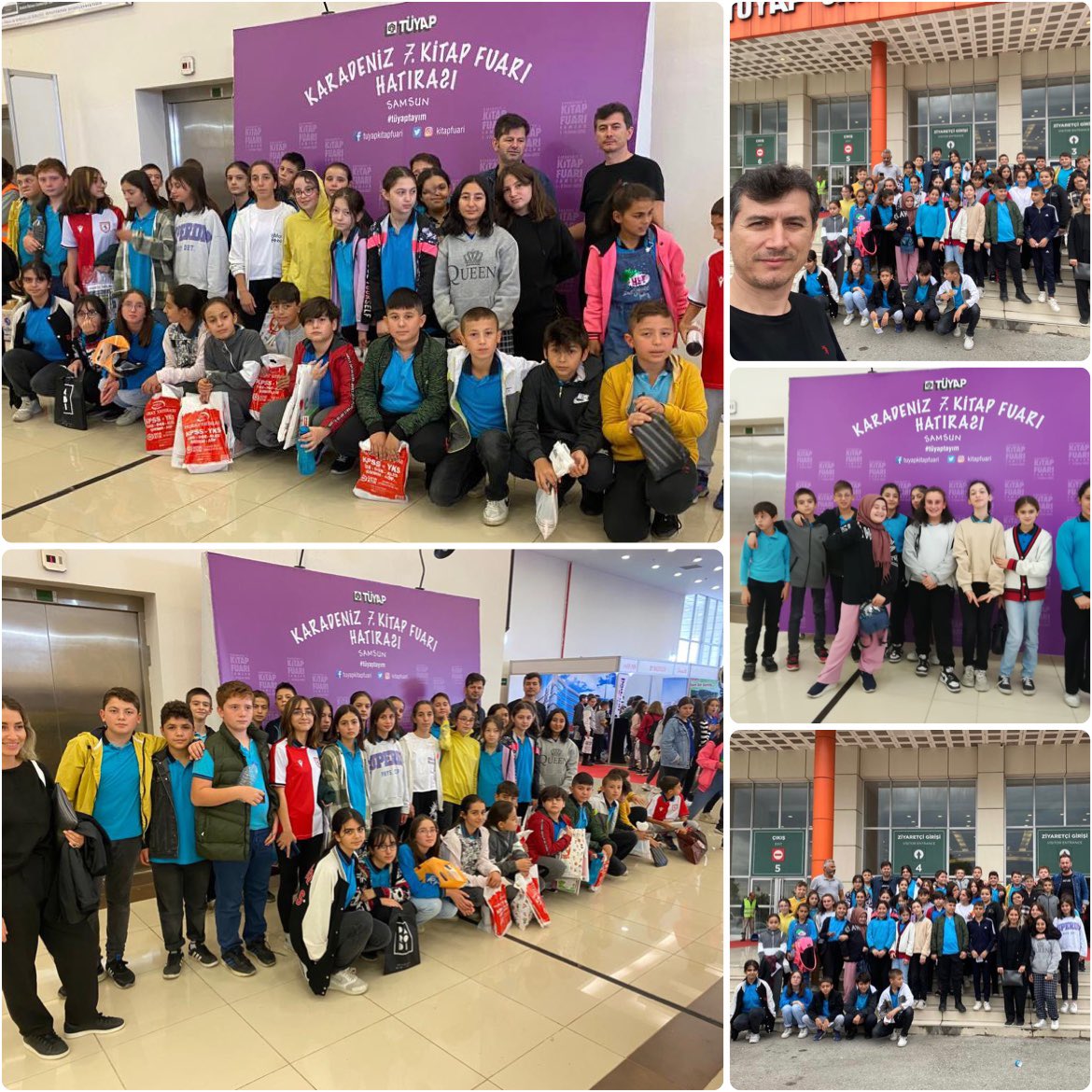 ilkadimilce_mem's tweet photo. Toybelen Ortaokulu 50 öğrencimiz öğretmenleri eşliğinde 
📚 #KaradenizKitapFuarı 'nı ziyaret etti. @zerersoy1 @samsunmem @muratagar60 @tcmeb https://t.co/vpQhmFDyDw