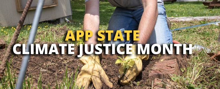 Our own book club on climate education kicks off during Climate Justice Month at Appalachian.  Check out the roster of events! sustain.appstate.edu/climate-justic…