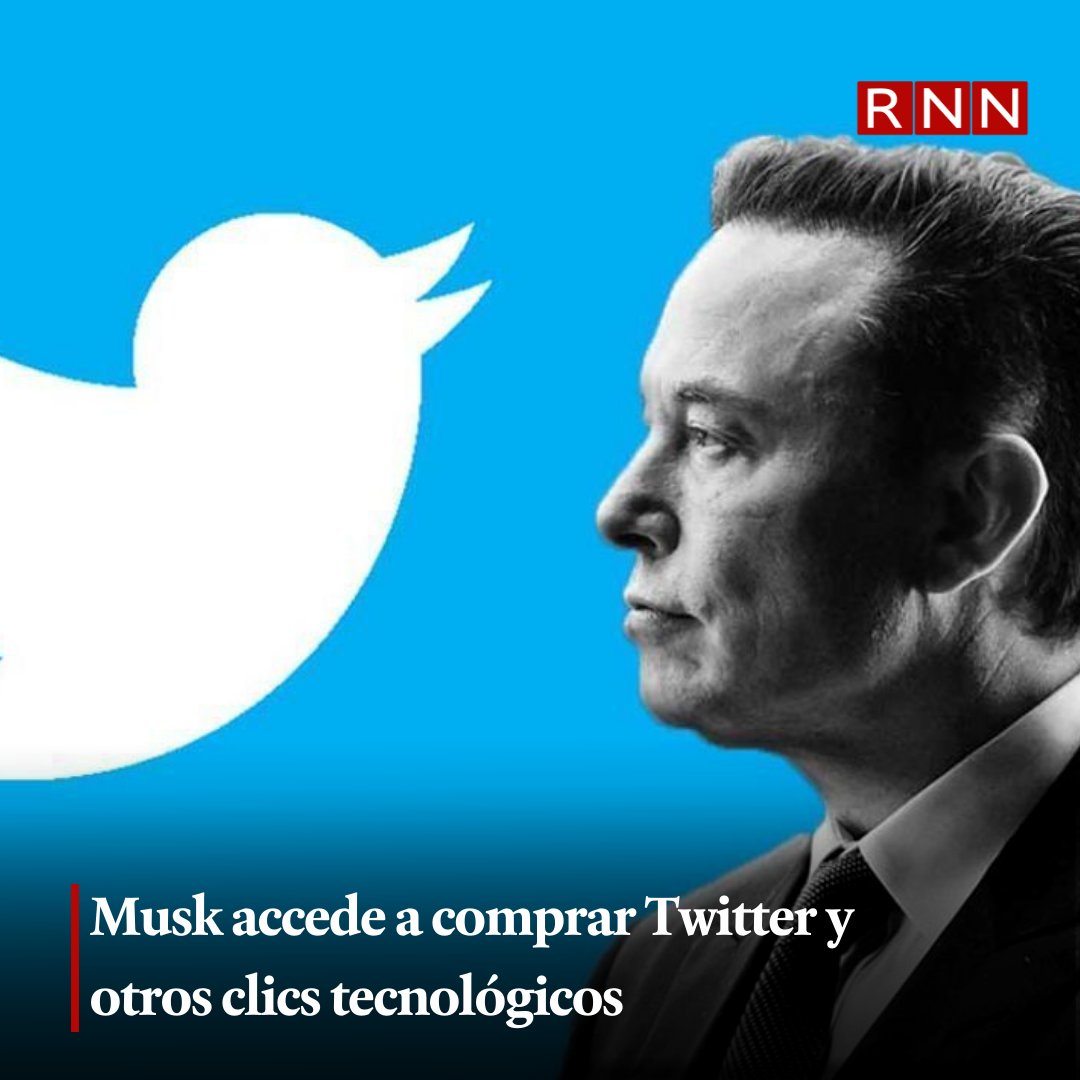 NoticiasRNN's tweet image. En una movida inesperada, Elon Musk accedió a retomar la compra de Twitter por 44.000 millones de dólares y en la red social del pajarito azul se pusieron todos muy felices y dieron el «sí».

Fuente: EFE.

#NoticiasRNN #RNNinternacionales #RNNtech 

wp.me/pbRwvr-Tf5