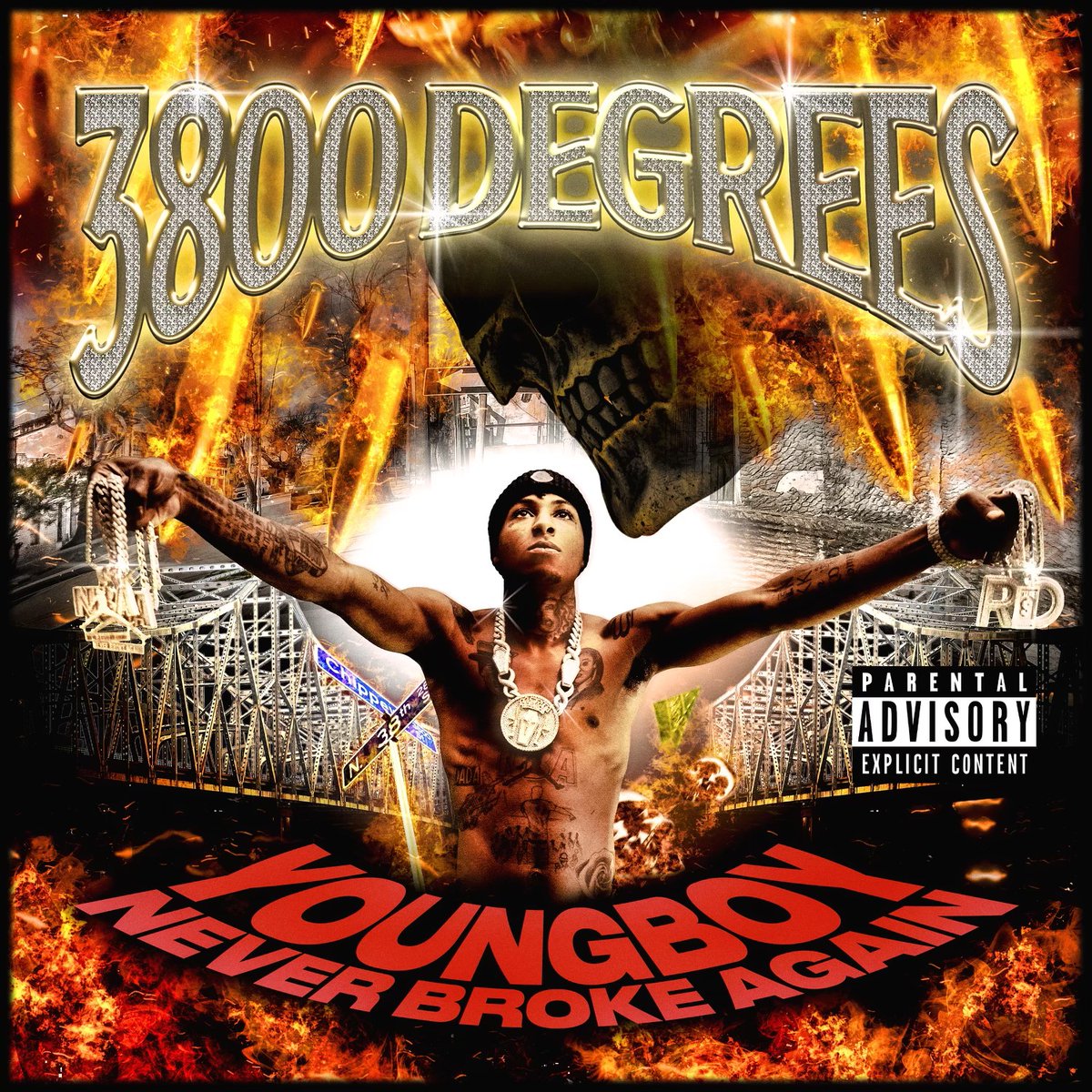 RapCaviar's tweet photo. #NBAYoungBoy's been feeding his fans this year. 3800 Degrees is his newest album out now https://t.co/BzyxQcV0Uu https://t.co/s861pi6QMI