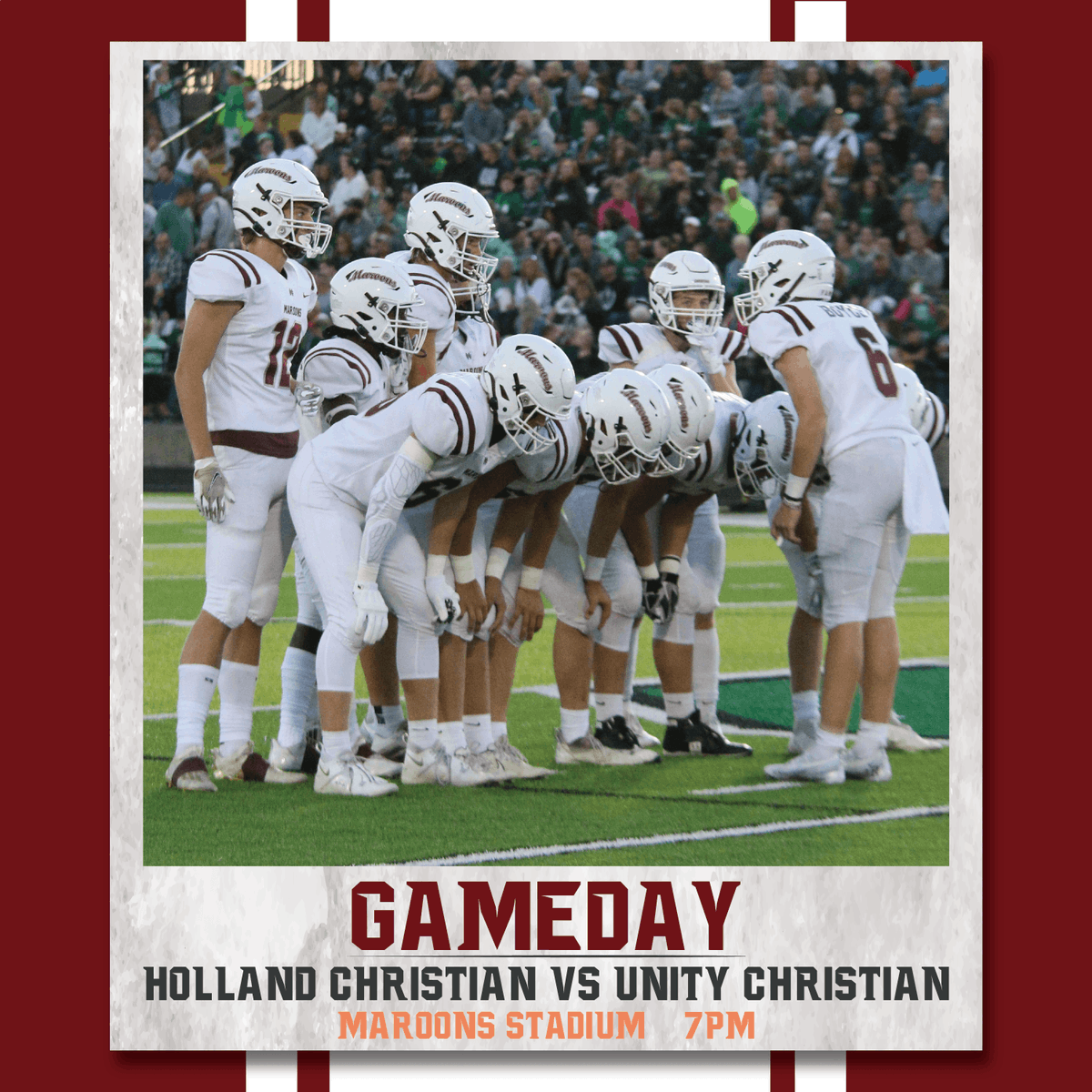 HCFBMaroons's tweet photo. It's Senior Night.
#GoMaroons #MaroonPride #HCFootball https://t.co/pGmUGwgFiU