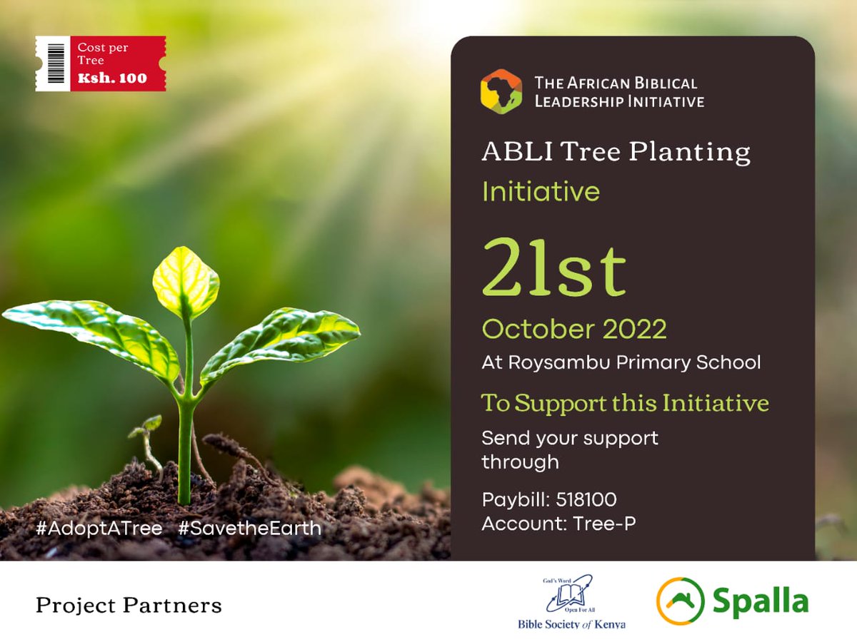 elishaaemmanuel's tweet photo. Let's combat climate change, and conserve our environment by planting more trees.

#ABLI2022 #BSK #ABLIKenya #SavetheEarth #Impact #Leadership

@BibleSocietyKen @EmanuelNandokha @Ishmaeltoo1  @JohnJai32516199
@BentaOdhiambo2 https://t.co/xDknR9mYr0