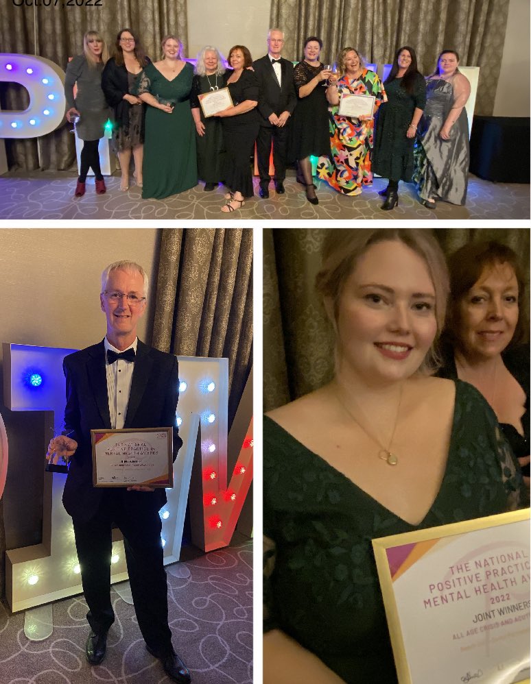 Reflecting on a fantastic evening of sharing positive practice  <a href="/PositivePracti1/">positivepracticeinmh</a> #MHAwards22 Especially proud of our joint winners in Crisis Care and Leadership and highly commended Perinatal and OPMH services <a href="/DPT_NHS/">Devon Partnership NHS Trust</a> 🌟👏👏👏👏👏🌟