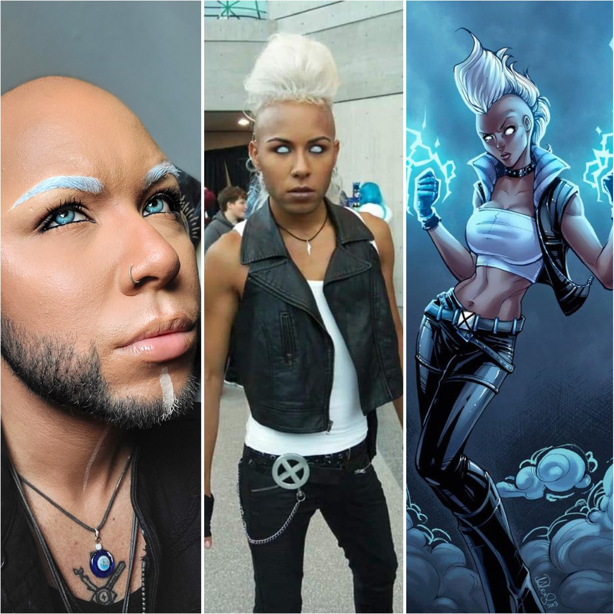 MakeupByStevenT's tweet photo. Paying homage to my first cosplay 6yrs ago as Storm. @NY_Comic_Con https://t.co/EbAKx3ZOHd