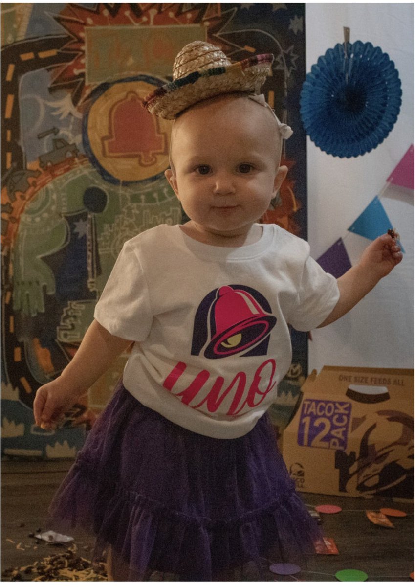 nwenger815's tweet photo. @tacobell we did a Taco Bell theme party for our daughter! https://t.co/x4giEMgefM