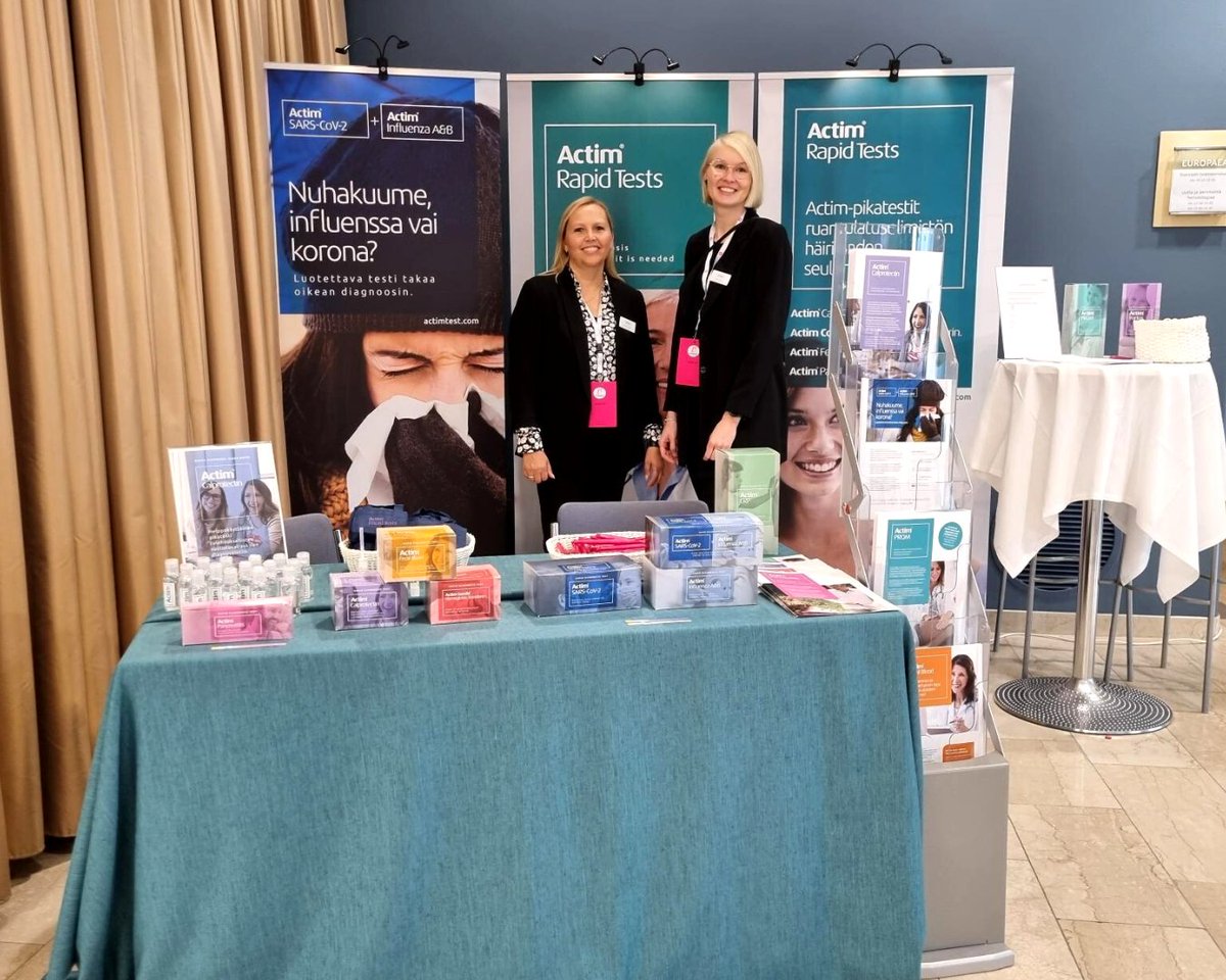 ActimTests's tweet photo. Meet us at the #LabLt2022👋We are attending the #LaboratoryMedicine and Exhibition 2022 hosted in Helsinki 🙋🏻If you are attending the congress and would like to hear more about #Actim, please feel free to come and say hello at our booth! ▶️ https://t.co/ZRVlFRJcGR #rapidtests https://t.co/lnYL0uOH7k