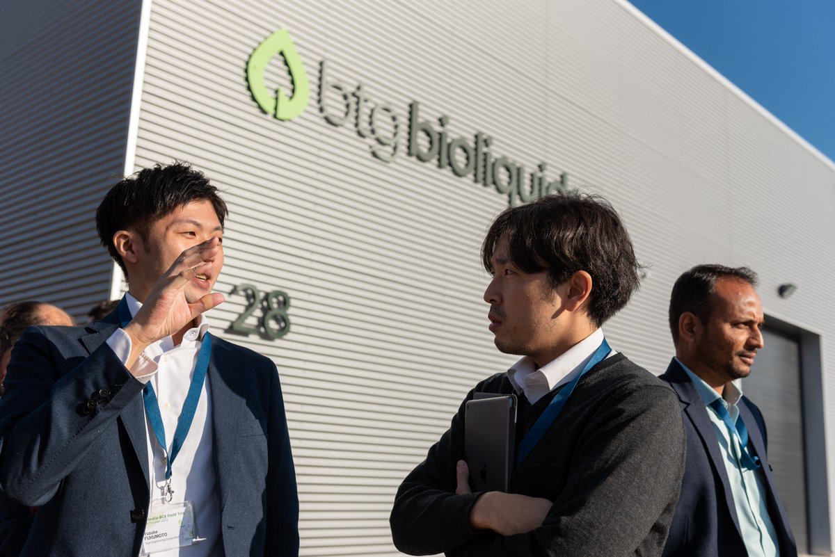 EU-India-BCE Field Trip: Visit to <a href="/BTG_BTL/">BTG Bioliquids</a> fast pyrolysis plant in Hengelo, NL. The Empyro plant converts 5 t/h of wood residues into #pyrolysisoil, process steam &amp; electricity. Its success has served as 1° leap towards full-scale fast pyrolysis technology commercialization.