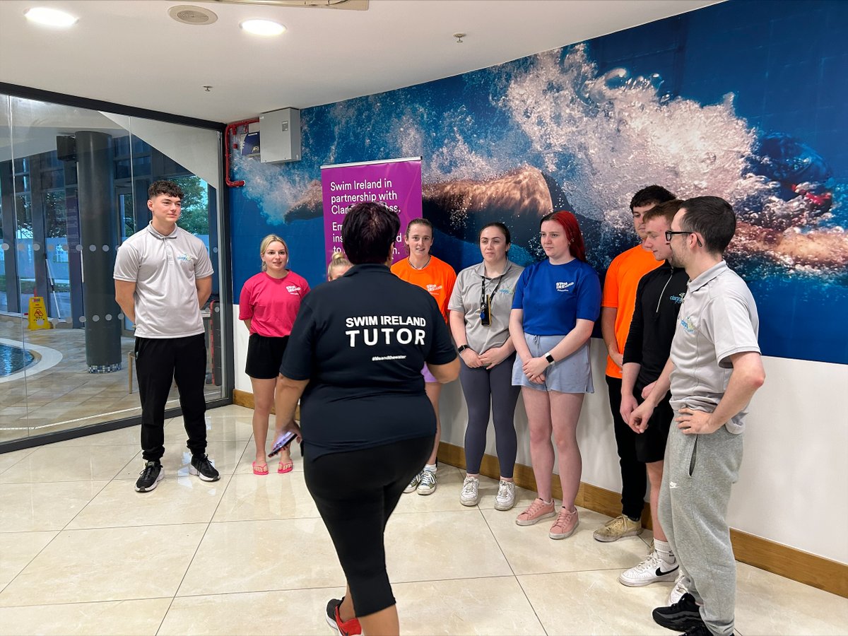 Working alongside @swimireland last week, our swim teacher team completed their level 2 swim teacher qualification. Thank you to head of education Aisling McKeever who helped organise this level 2 course for 6 candidates and SI Tutor Eileen #swim #swimmingpool #swimteacher