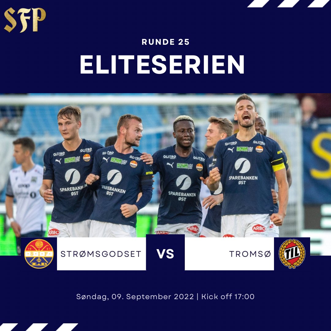 På søndag møter vi Tromsø i den 25. serierunden av årets Eliteserie. Kom på kamp og støtt gutta i jakten på tre poeng mot Tromsø! #godset