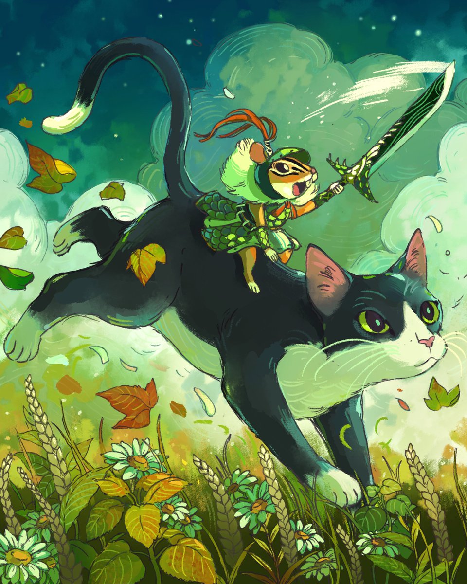 jramseyi's tweet photo. Cat Cavalry https://t.co/2CKl3cSl3q
