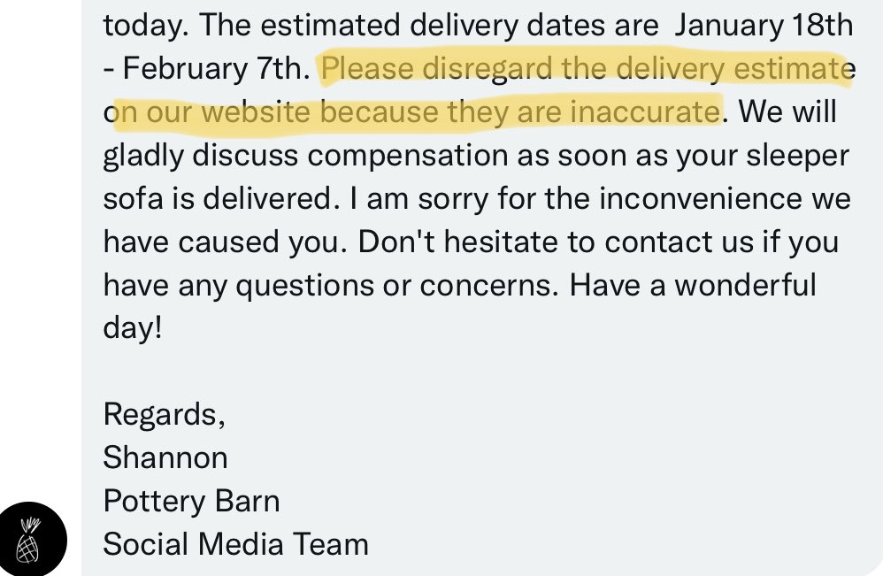 shanekoball's tweet photo. @westelm @sarahssamuel Hahahahhahahaha, what a sham of a company! https://t.co/C6vT2P8kAe